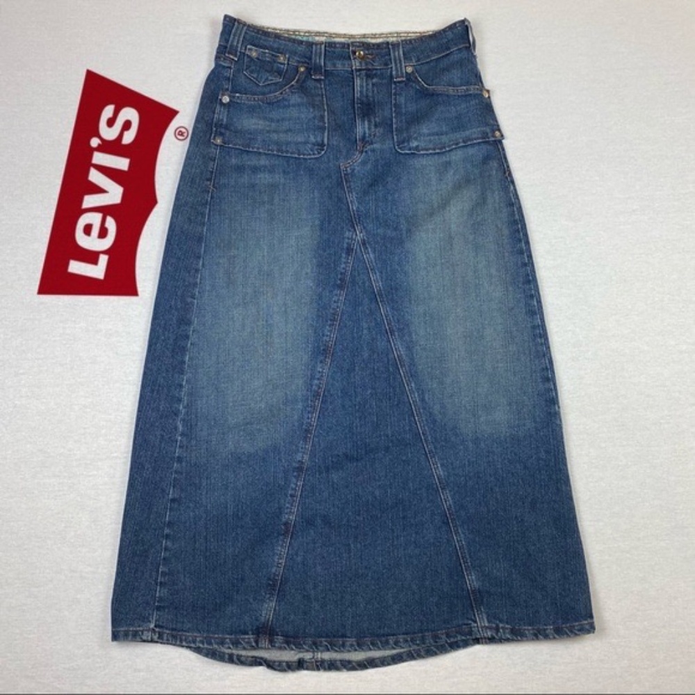 Levi's Blue Denim Skirt